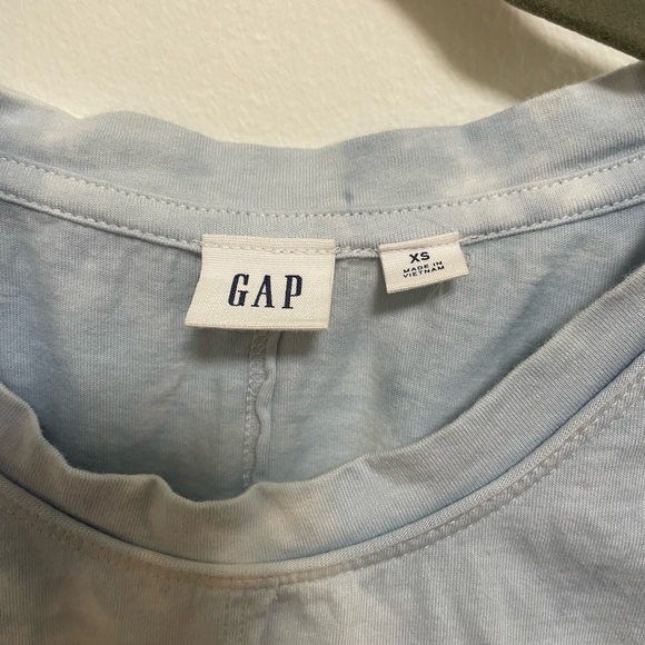 Gap A Line Blue & White Tie Dye Dress Size XS - Picture 2 of 5